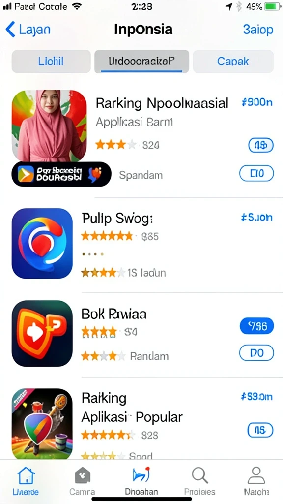 bara22 - Tampilan antarmuka pengguna yang ramah dan mudah digunakan.