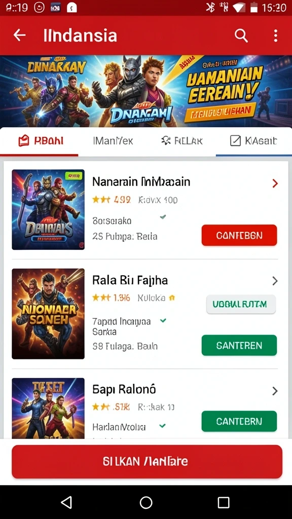 cendana777 - Tampilan antarmuka yang intuitif dan menarik.